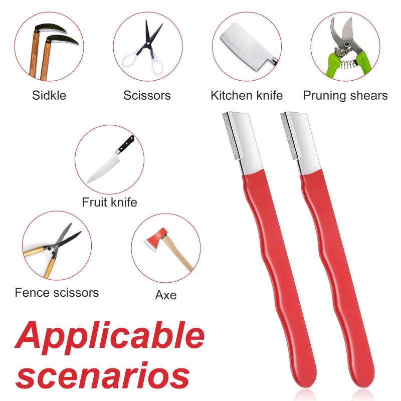 4/1PCS Afiador Rápido de Aço d - Gardening Tools Vegetables avaliação e preço