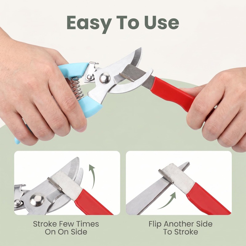 4/1PCS Afiador Rápido de Aço d - Gardening Tools Vegetables avaliação e preço